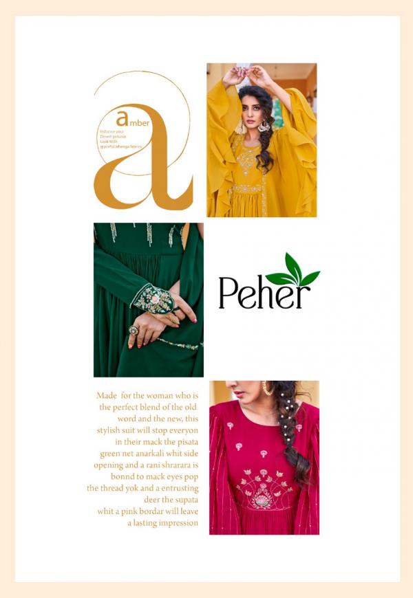 Peher Limelight Vol 1 Fancy Party Wear Georgette Kurti Collection